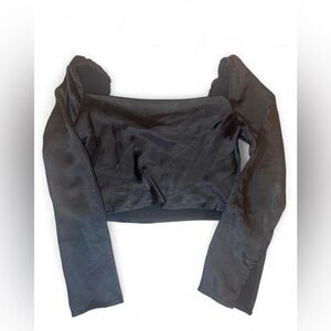 Princess Polly Black Crop Top